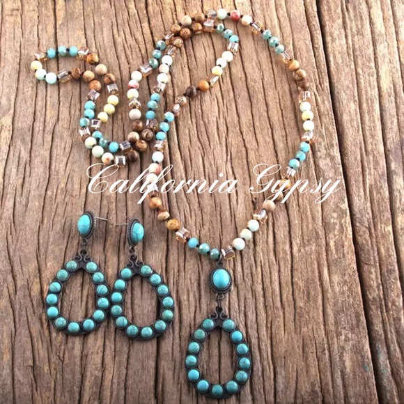 CALIFORINA GYPSY Jewelry - RESTOCKING🎉Amazonite Jasper Turquoise Crystal